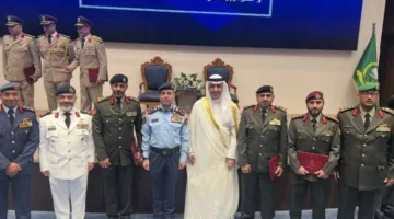 تخرج 6 ضباط كويتيين من أكاديمية الدفاع الوطني الأردنية