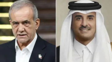 رئيس إيران يعبّر عن تقديره لدعم أمير قطر ويؤكد عدم استهدافهم في الهجوم