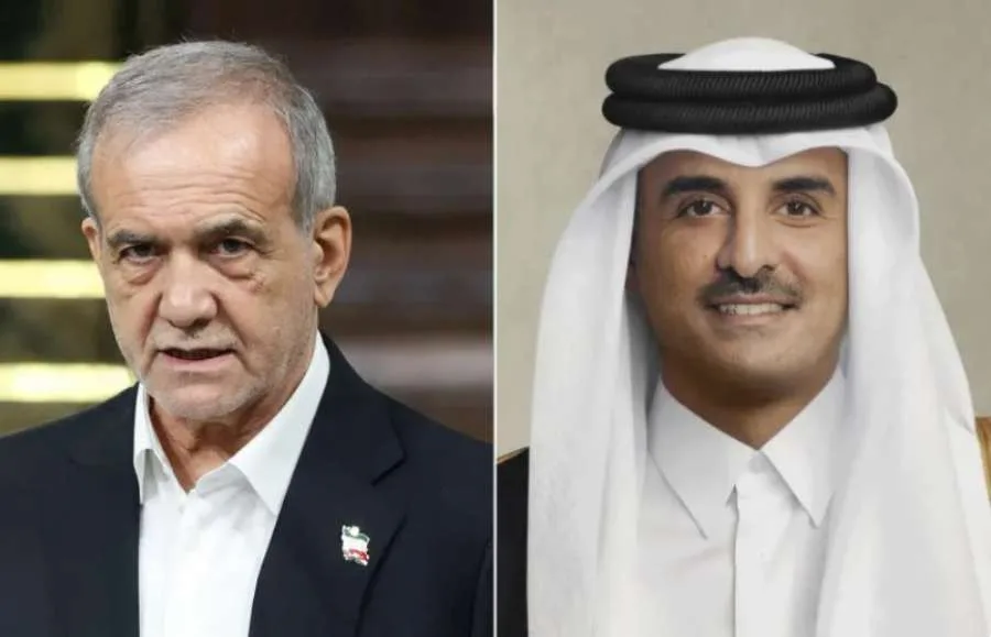 رئيس إيران يعبّر عن تقديره لدعم أمير قطر ويؤكد عدم استهدافهم في الهجوم