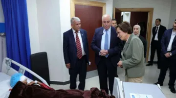 الأميرة بسمة بنت طلال تتابع حالة المرضى في مستشفيي الشرق الأوسط للعيون ومركز الرشيد.