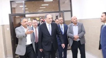 وزير العدل يجري جولة تفقدية لمتابعة سير العمل في مبنى محكمة معان