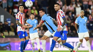 باراجواي تواصل تقدمها القوي نحو كأس العالم بفوزها على أوروجواي بهدفين دون رد