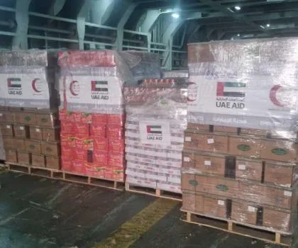 الإمارات تُعلن عن وصول سفينة جديدة محملة بـ2100 طن من المساعدات إلى ميناء أسدود لغزة.