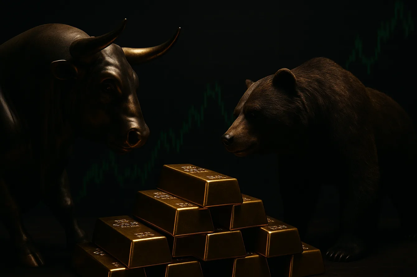 آراء وول ستريت متساوية حول توقعات سعر الذهب في المستقبل القريب آراء وول ستريت متساوية حول توقعات سعر الذهب في المستقبل القريب