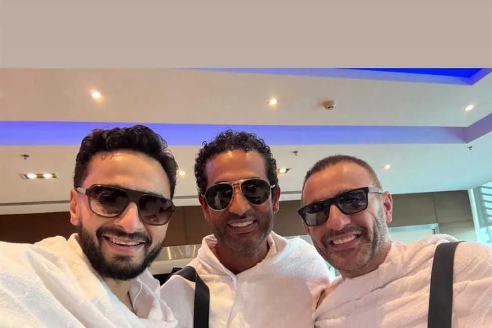 أحمد السقا يُجهز لأداء مناسك الحج في السعودية مع عمرو سعد وحمادة هلال (صورة) أحمد السقا يُجهز لأداء مناسك الحج في السعودية مع عمرو سعد وحمادة هلال (صورة)