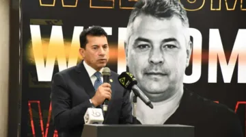 أشرف صبحي: تعاقدنا مع باسكوال بهدف الوصول إلى منصات التتويج وكرة اليد تمثل قوة كبرى على المستوى العالمي.