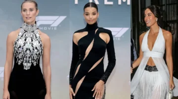 أفضل ثلاثة فساتين في العرض الأول لفيلم F1، بما في ذلك تصميم جورج حبيقة (صور وفيديو)