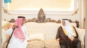 أمير منطقة تبوك يُعزّي في وفاة سالم الضيوفي