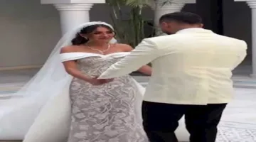 أول لقطات من زفاف منة عدلي القيعي ويوسف حشيش
