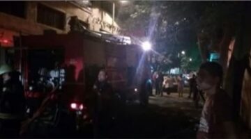 إجلاء السكان من منزل مجاور للعقار المتداعي في السيدة زينب