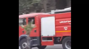 إخماد حريق اندلع في مبنى سكني بسيدة زينب
