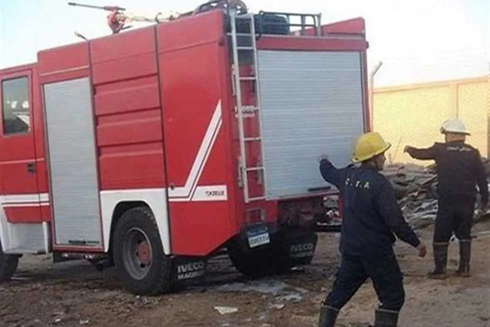 إخماد حريق اندلع في مسكن بمدينة طوخ في محافظة القليوبية