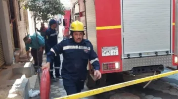 إخماد حريق في مخبز بمدينة 6 أكتوبر