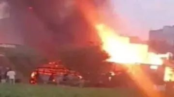 إخماد حريق في منزل ومستودع خردة بالمنيا