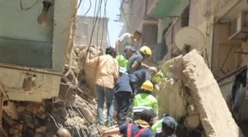 إرشادات سريعة لتوفير الرعاية الصحية المطلوبة للمصابين في انهيار المنزل بحي حدائق القبة