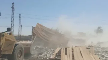 إزالة 30 حالة تعدي في 8 مراكز بمحافظة أسيوط
