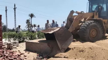 إزالة 36 حالة تعدٍ خلال المرحلة الثانية من الموجه 26 في أسوان