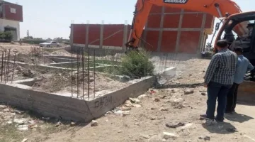 إزالة 9 حالات بناء غير قانوني في الإسماعيلية خلال الحملة 26