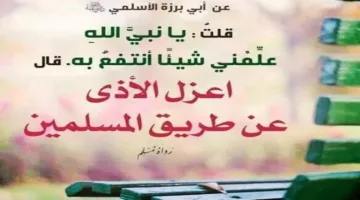 إزالة الأذى من الطريق: عمل بسيط وأجر كبير