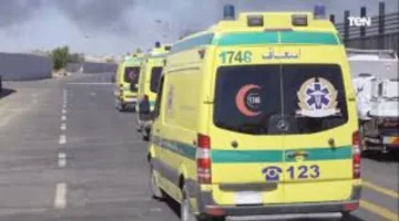إصابة 10 أشخاص نتيجة سقوط لافتة دعائية لمتجر نظارات في بولاق الدكرور