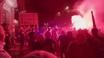 إصابة 6 عناصر من الشرطة الصربية خلال مظاهرات في بلغراد