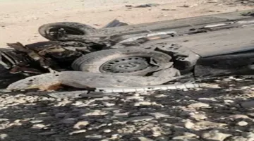 إصابة أربعة أفراد في حادث انقلاب سيارة خاصة في سوهاج