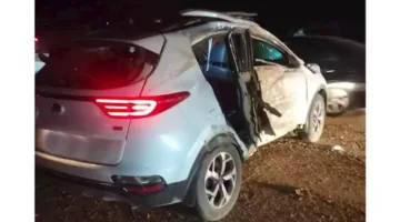 إصابة ثلاثة أفراد نتيجة انقلاب سيارة خاصة في الوادي الجديد