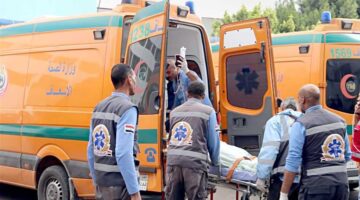 إصابة سائق في حادث اصطدام بالمنيا: نزيف داخلي وجروح قطع