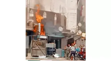 إطفاء حريق في مطعم معروف بالوادي الجديد