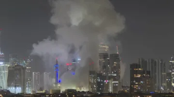 إطلاق صواريخ إيرانية على تل أبيب