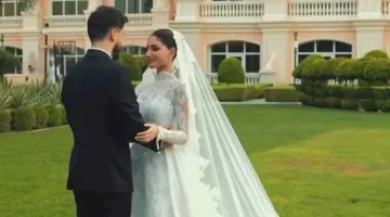 إطلالة شيرين بيوتي في حفل زفافها: 7 صور تبرز جمالها الرائع وتلفت الأنظار
