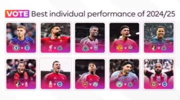 إعلان أسماء المرشحين لجائزة أفضل لاعب في مباراة الدوري الإنجليزي