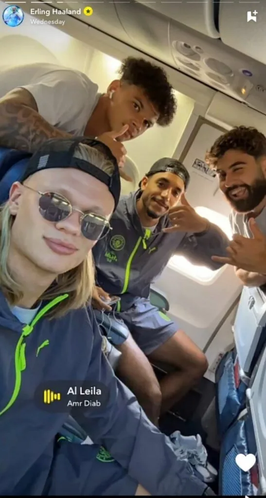 إما أن تصدق أو لا، هالاند يستمتع بأغاني أحمد سعد وعمرو دياب!