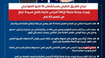 إنجاز طبي بارز: عملية جراحية تنقذ امرأة من مخاطر كيس مائي في الدماغ