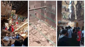 إنقاذ 3 أفراد من تحت أنقاض مباني حدائق القبة وعمليات الإنقاذ تتواصل