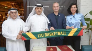 اتحاد كرة السلة يبرم اتفاقية تعاون مع الاتحاد الليتواني للنهوض باللعبة