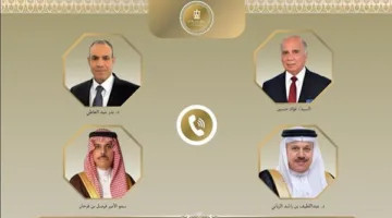 اتصالات مع وزراء الخارجية للعراق والسعودية والبحرين من قبل وزير الخارجية