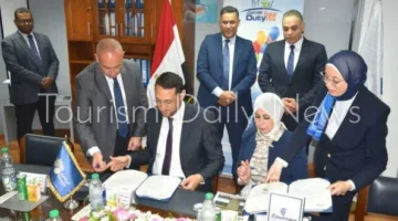 اتفاقية شراكة بين مصر للطيران للأسواق الحرة ونيل للطيران
