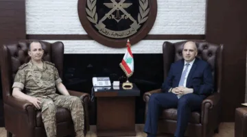 اجتماع بين لحود ورئيس الجيش لمناقشة طرق تعزيز التعاون