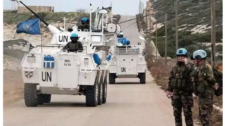 احتجاج ضد دورية “اليونيفيل” في جنوب لبنان