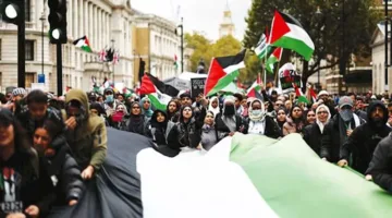 احتجاجات في المدن الأوروبية لإنهاء الصراع في غزة وتقليل التوتر بين إسرائيل وإيران