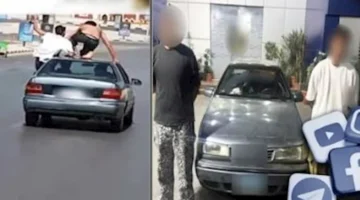 احتجاز سيارة وركابها بسبب استعراضات متهورة في المقطم