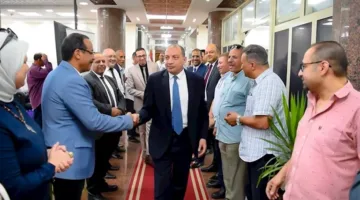 احتفال تكريمي لرئيس جامعة بني سويف بمناسبة بلوغه سن التقاعد