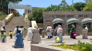 ارتفاع درجات الحرارة يقلل من زيارة حدائق أسوان في اليوم الرابع للعيد (صور)