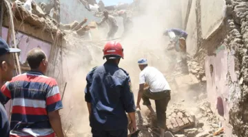 استخراج جثة طفلة من تحت أنقاض منزل منهار في قنا