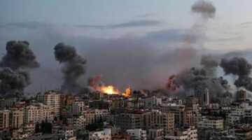 استشهاد 10 فلسطينيين جراء قصف إسرائيلي طال عدة مناطق في مدينة غزة