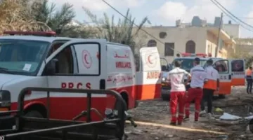 استشهاد 10 فلسطينيين، منهم 4 مسعفين، في مناطق متفرقة من غزة