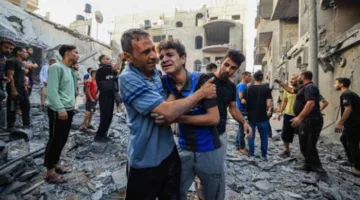 استشهاد سبعة فلسطينيين جراء قصف الاحتلال لمخيّم للنازحين غرب مدينة غزة