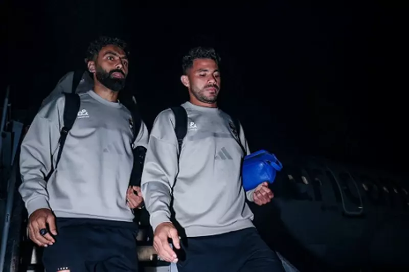 استعدادًا لمباراة بالميراس.. فريق الأهلي يصل إلى مدينة نيو جيرسي