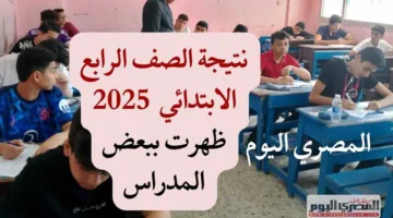 استعلم عن نتيجة الصف الرابع الابتدائي للفصل الثاني 2025 باستخدام رقم الجلوس والاسم في جميع المحافظات